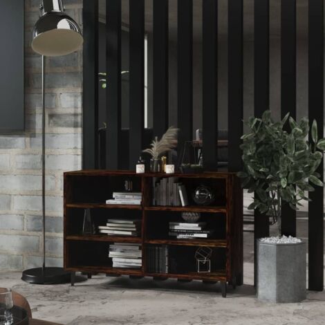 Sideboard Smoked Oak 103.5x35x70 cm Engineered Wood vidaXL