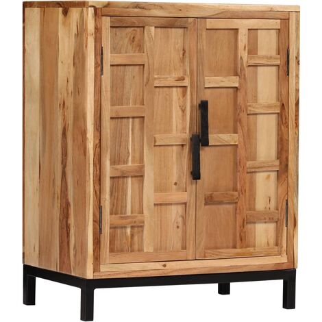Sideboard Solid Acacia Wood 60x35x76 cm Brown vidaXL