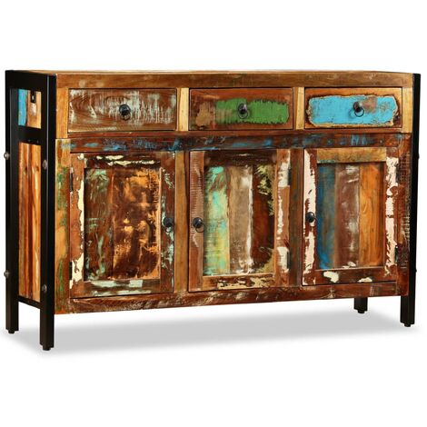 Sideboard Solid Reclaimed Wood 120x35x76 cm vidaXL