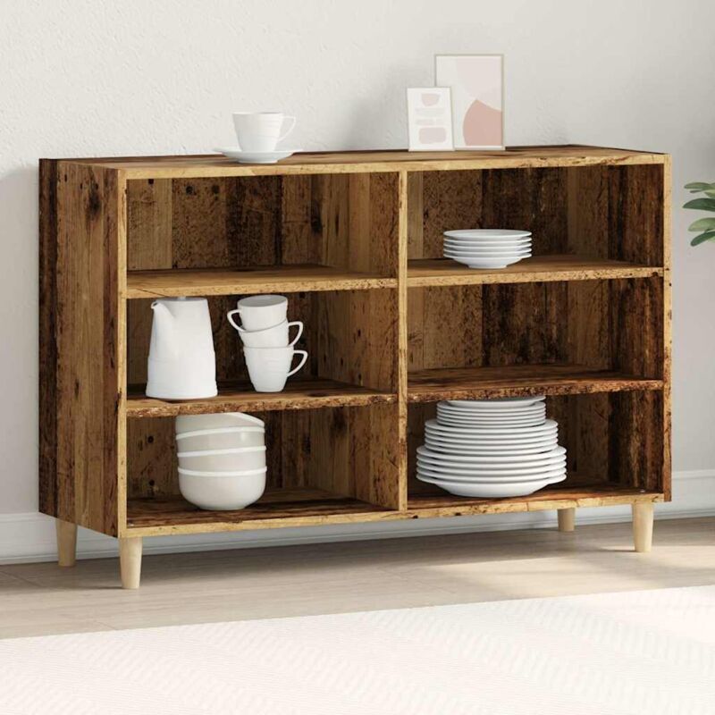 Sideboard Altholz-optik 103, 5x35x70 Cm Holzwerkstoff - Vidaxl