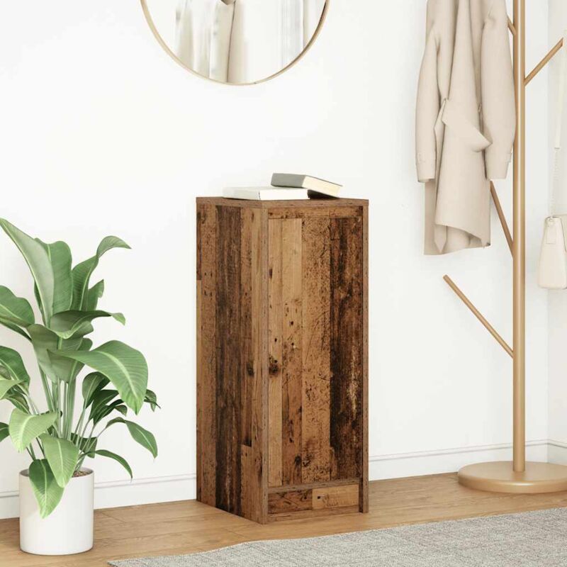 Vidaxl Sideboard Altholz-optik 29, 5x34x76 Cm Holzwerkstoff