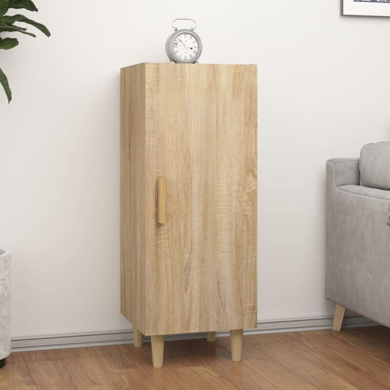 Sideboard Sonoma-eiche 34, 5x34x90 Cm Holzwerkstoff Vidaxl