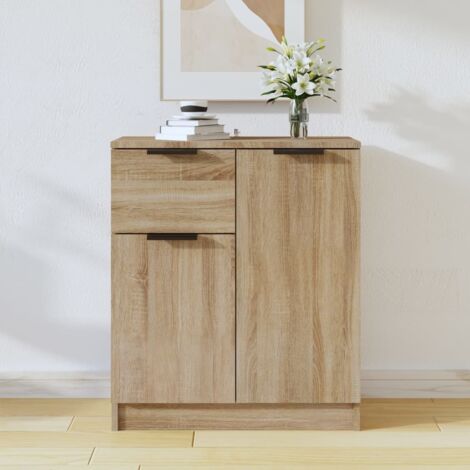 Sideboard Sonoma-Eiche 60x30x70 cm Holzwerkstoff vidaXL