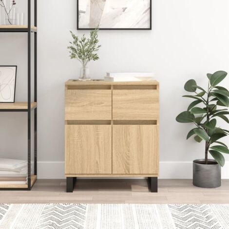 Sideboard Sonoma-Eiche 60x35x70 cm Holzwerkstoff vidaXL
