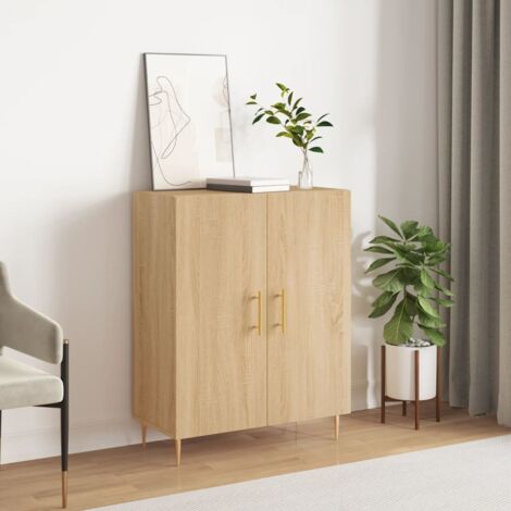 Sideboard Sonoma-Eiche 69,5x34x90 cm Holzwerkstoff vidaXL