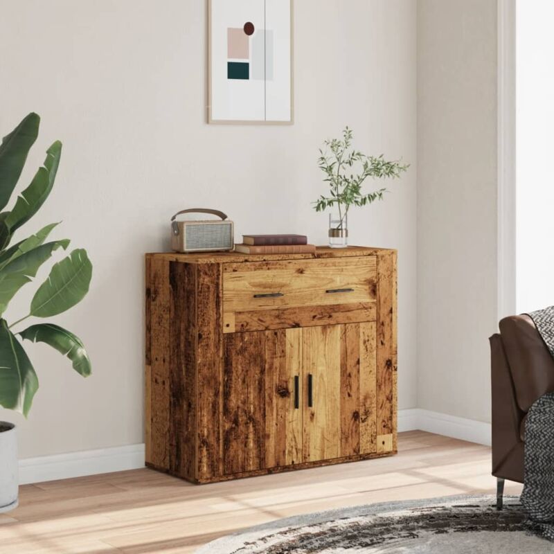 Sideboard Altholz-optik 80x33x70 Cm Holzwerkstoff - Vidaxl