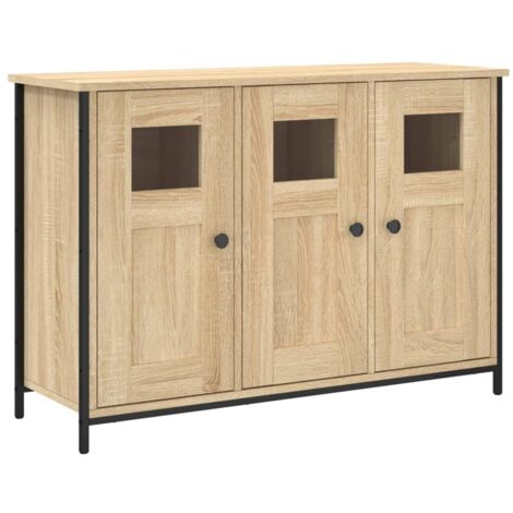 Sideboard Sonoma Oak 100x35x70 cm Engineered Wood vidaXL