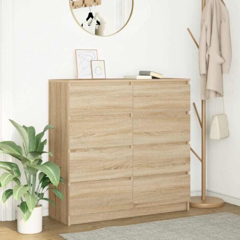 Sideboard Sonoma Oak 100x35x99 cm Engineered Wood vidaXL