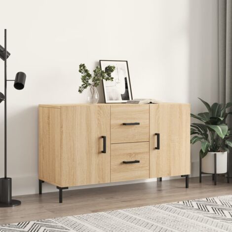 Sideboard Sonoma Oak 100x36x60 cm Engineered Wood vidaXL