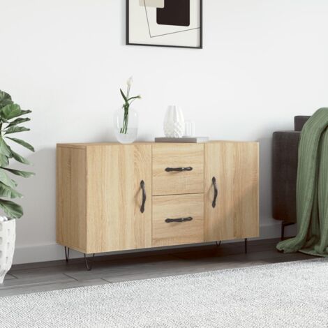 Sideboard Sonoma Oak 100x36x60 cm Engineered Wood vidaXL