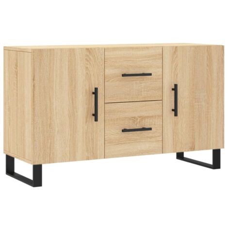 Sideboard Sonoma Oak 100x36x60 cm Engineered Wood vidaXL