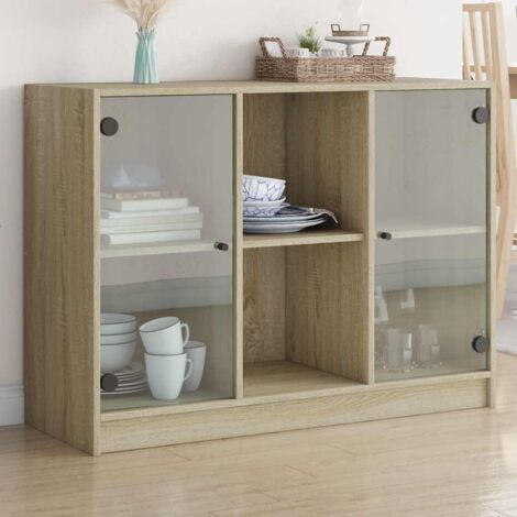 Sideboard Sonoma Oak 102x37x75.5 cm Engineered Wood vidaXL