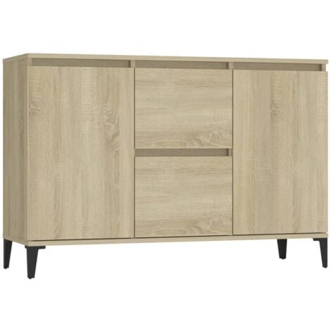 Sideboard Sonoma Oak 104x35x70 cm Engineered Wood vidaXL