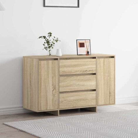 Sideboard Sonoma oak 120 x 41 x 75 cm Engineered wood vidaXL