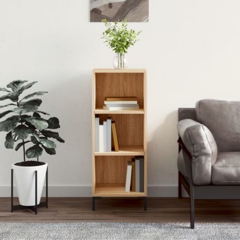 Sideboard Sonoma Oak 34.5x32.5x90 cm Engineered Wood vidaXL