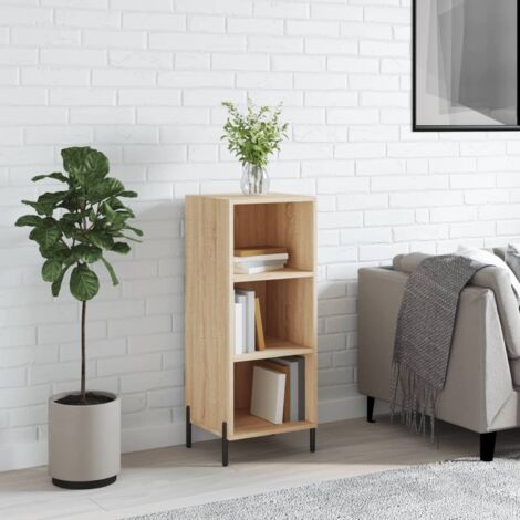 Sideboard Sonoma Oak 34.5x32.5x90 cm Engineered Wood vidaXL