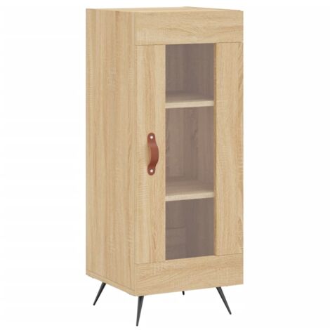 Sideboard Sonoma Oak 34.5x34x90 cm Engineered Wood vidaXL