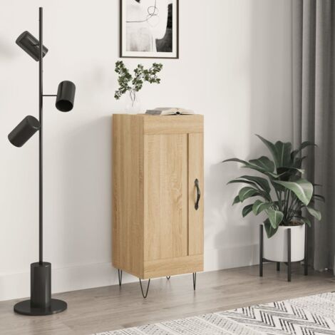 Sideboard Sonoma Oak 34.5x34x90 cm Engineered Wood vidaXL