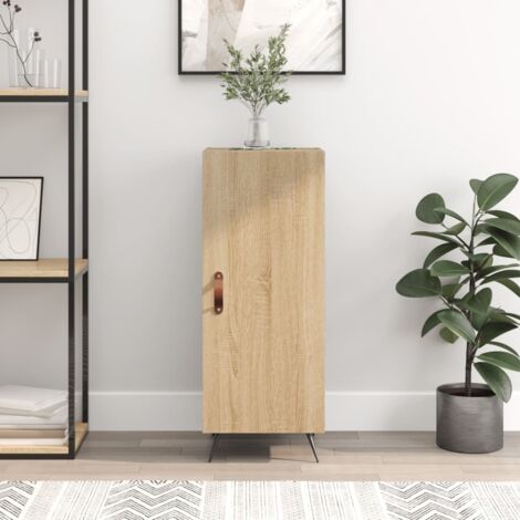 Sideboard Sonoma Oak 34.5x34x90 cm Engineered Wood vidaXL