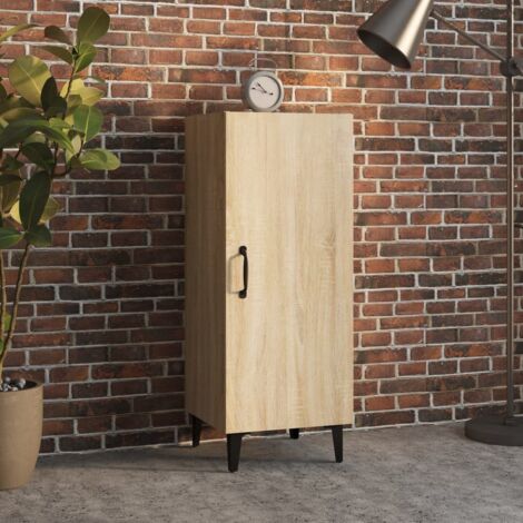 Sideboard Sonoma Oak 34.5x34x90 cm Engineered Wood vidaXL