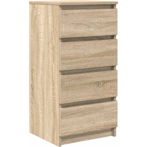 Sideboard Sonoma Oak 37.5x35x76 cm Engineered Wood vidaXL