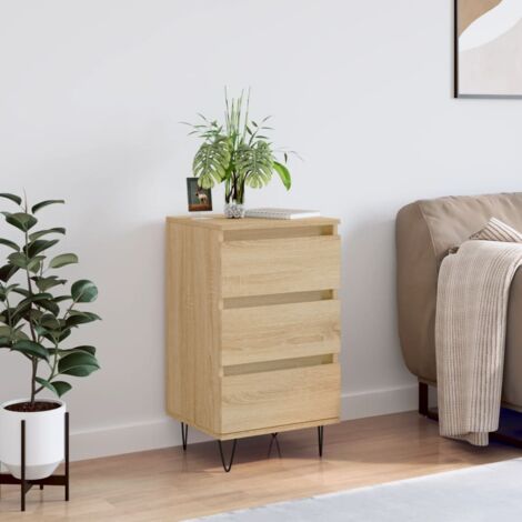 Sideboard Sonoma Oak 40x35x70 cm Engineered Wood vidaXL