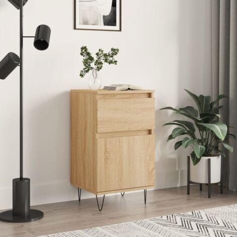 Sideboard Sonoma Oak 40x35x70 cm Engineered Wood vidaXL