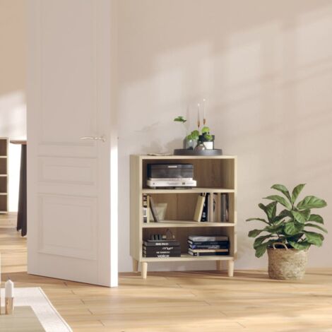 Sideboard Sonoma Oak 57x35x70 cm Engineered Wood vidaXL