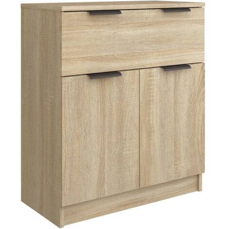 Sideboard Sonoma Oak 60x30x70 cm Engineered Wood vidaXL