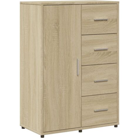Sideboard Sonoma Oak 60x31x84 cm Engineered Wood vidaXL