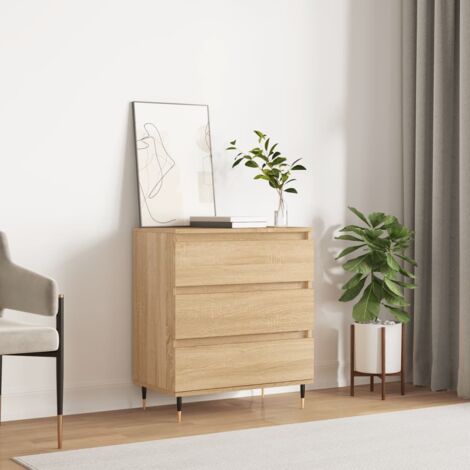 Sideboard Sonoma Oak 60x35x70 cm Engineered Wood vidaXL