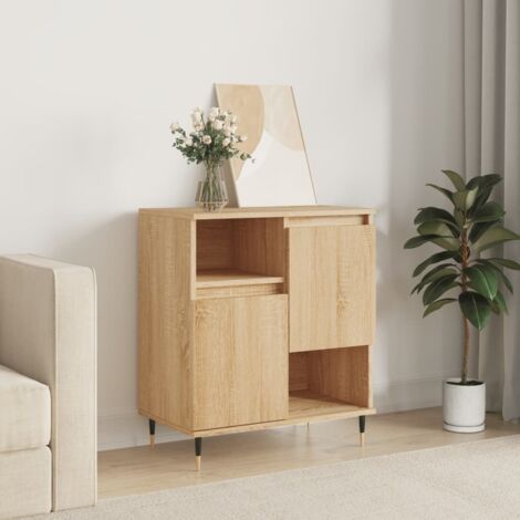 Sideboard Sonoma Oak 60x35x70 cm Engineered Wood vidaXL