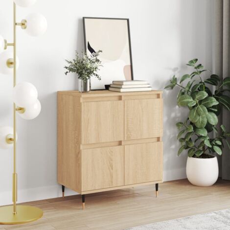 Sideboard Sonoma Oak 60x35x70 cm Engineered Wood vidaXL