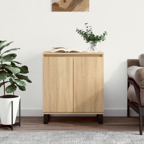 Sideboard Sonoma Oak 60x35x70 cm Engineered Wood vidaXL