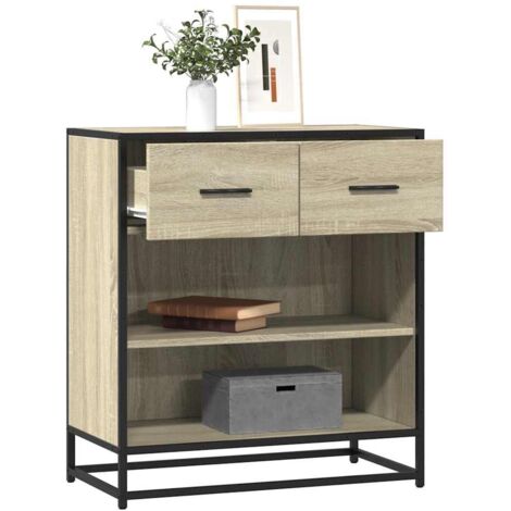 Sideboard Sonoma Oak 68x35x76 cm Engineered Wood vidaXL