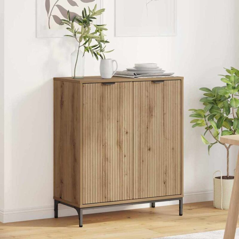 Sideboard Artisan Oak 69.5 X 33 X 82 Cm Engineered Wood Vidaxl