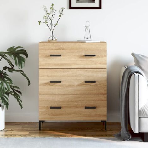 Sideboard Sonoma Oak 69.5x34x90 cm Engineered Wood vidaXL