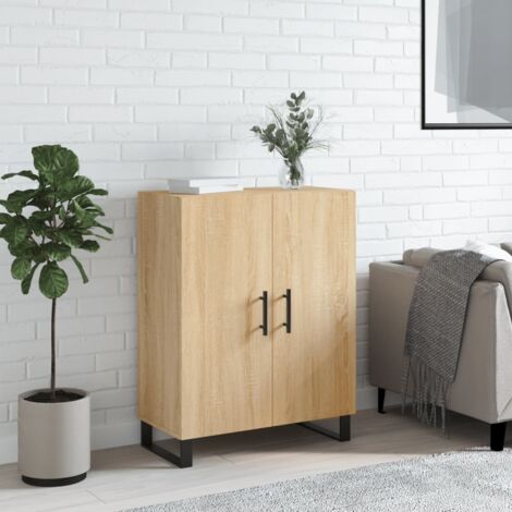 Sideboard Sonoma Oak 69.5x34x90 cm Engineered Wood vidaXL