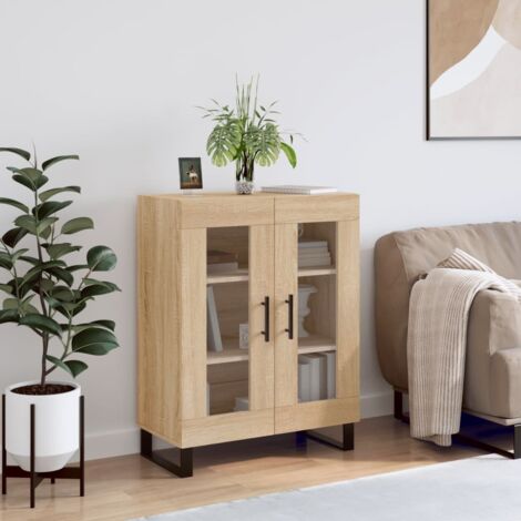 Sideboard Sonoma Oak 69.5x34x90 cm Engineered Wood vidaXL