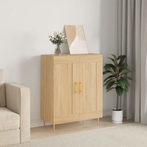 Sideboard Sonoma Oak 69.5x34x90 cm Engineered Wood vidaXL