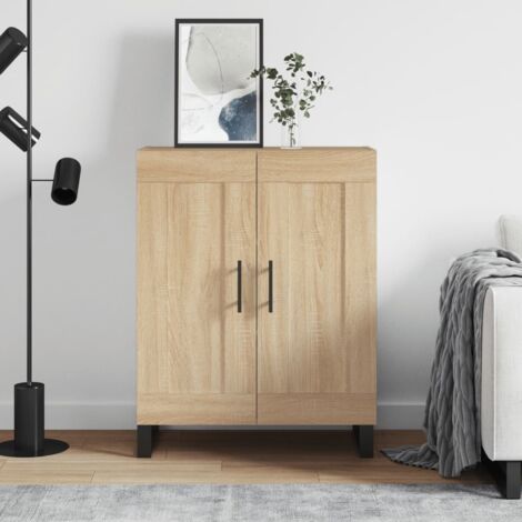 Sideboard Sonoma Oak 69.5x34x90 cm Engineered Wood vidaXL
