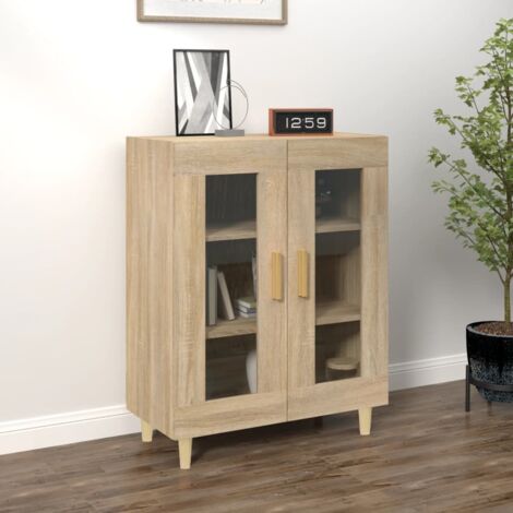 Sideboard Sonoma Oak 69.5x34x90 cm Engineered Wood vidaXL