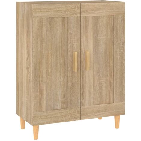 Sideboard Sonoma Oak 69.5x34x90 cm Engineered Wood vidaXL