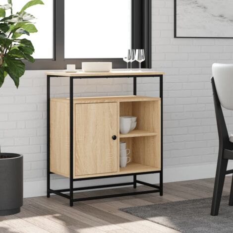 Sideboard Sonoma Oak 69x35x80 cm Engineered Wood vidaXL
