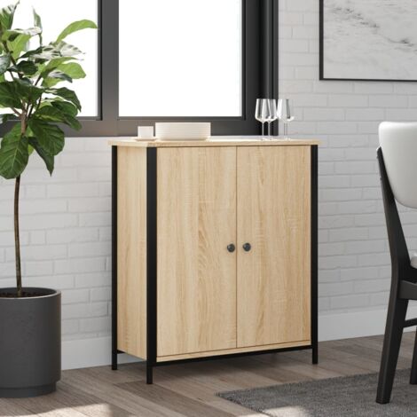 Sideboard Sonoma Oak 70x30x80 cm Engineered Wood vidaXL