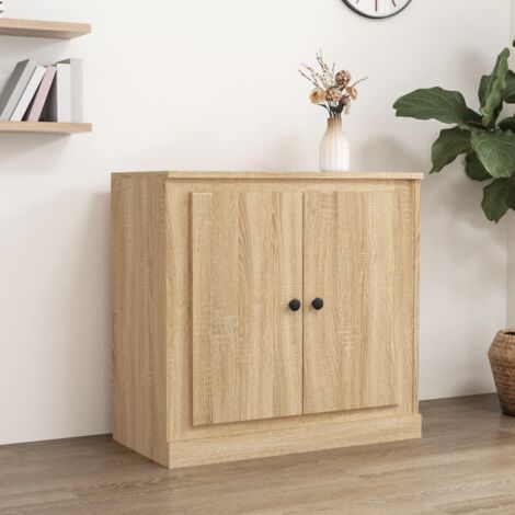 Sideboard Sonoma Oak 70x35.5x67.5 cm Engineered Wood vidaXL
