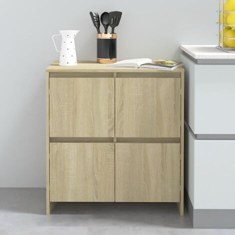 Sideboard Sonoma Oak 70x41x75 cm Engineered Wood vidaXL
