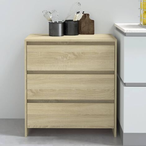 Sideboard Sonoma Oak 70x41x75 cm Engineered Wood vidaXL