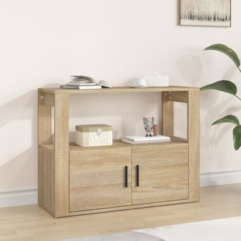Sideboard Sonoma Oak 80x30x60 cm Engineered Wood vidaXL