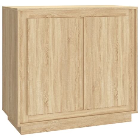 Sideboard Sonoma Oak 80x34x75 cm Engineered Wood vidaXL